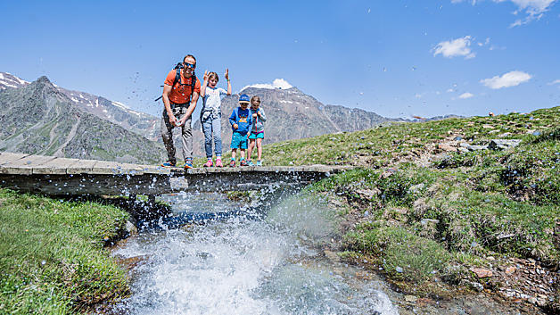 Hiking around Maso Corto, alpine village