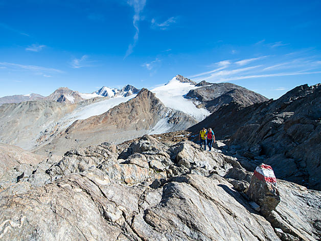 Familienwandern in Südtirol: Alpin Arena Schnals mit Gletscher